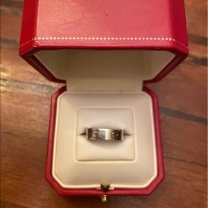 Cartier Love Ring size 7US WG
